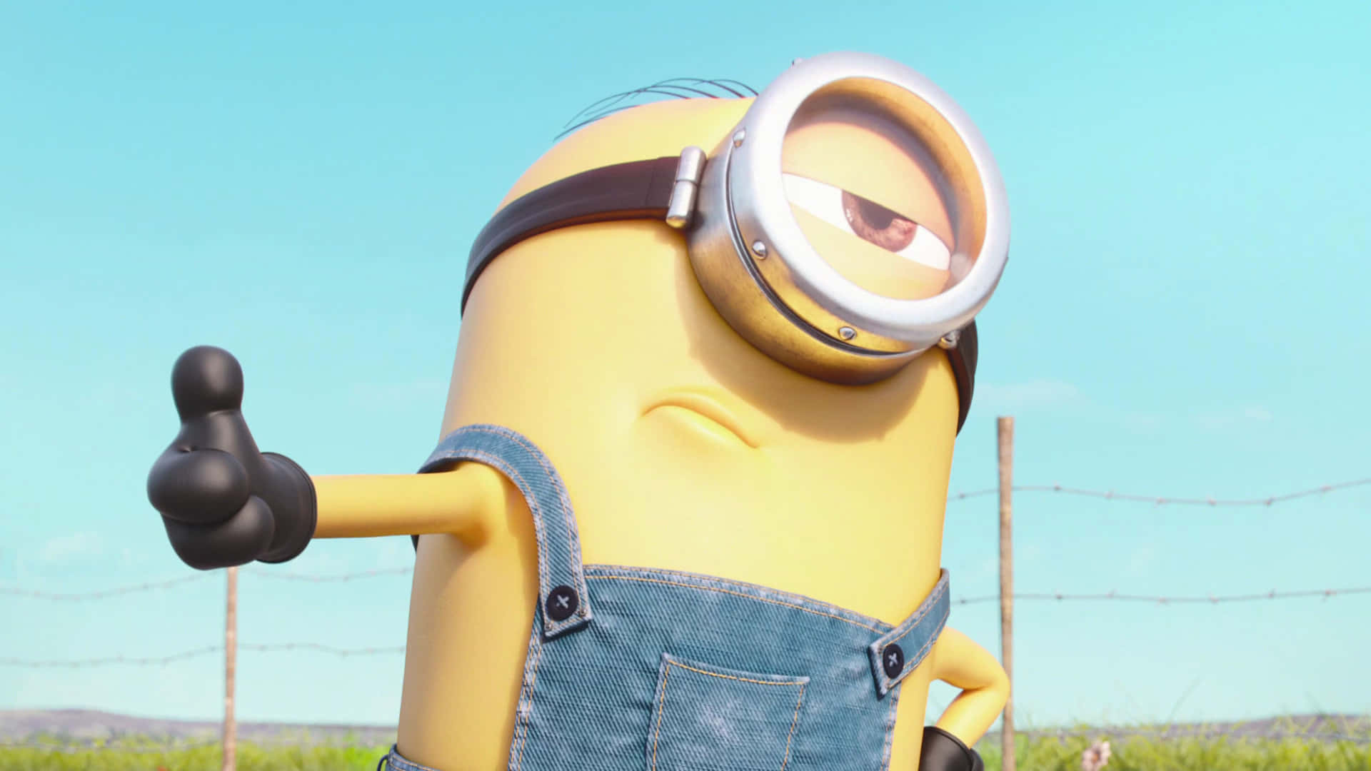 Thumbs Up Minion Pfp Background