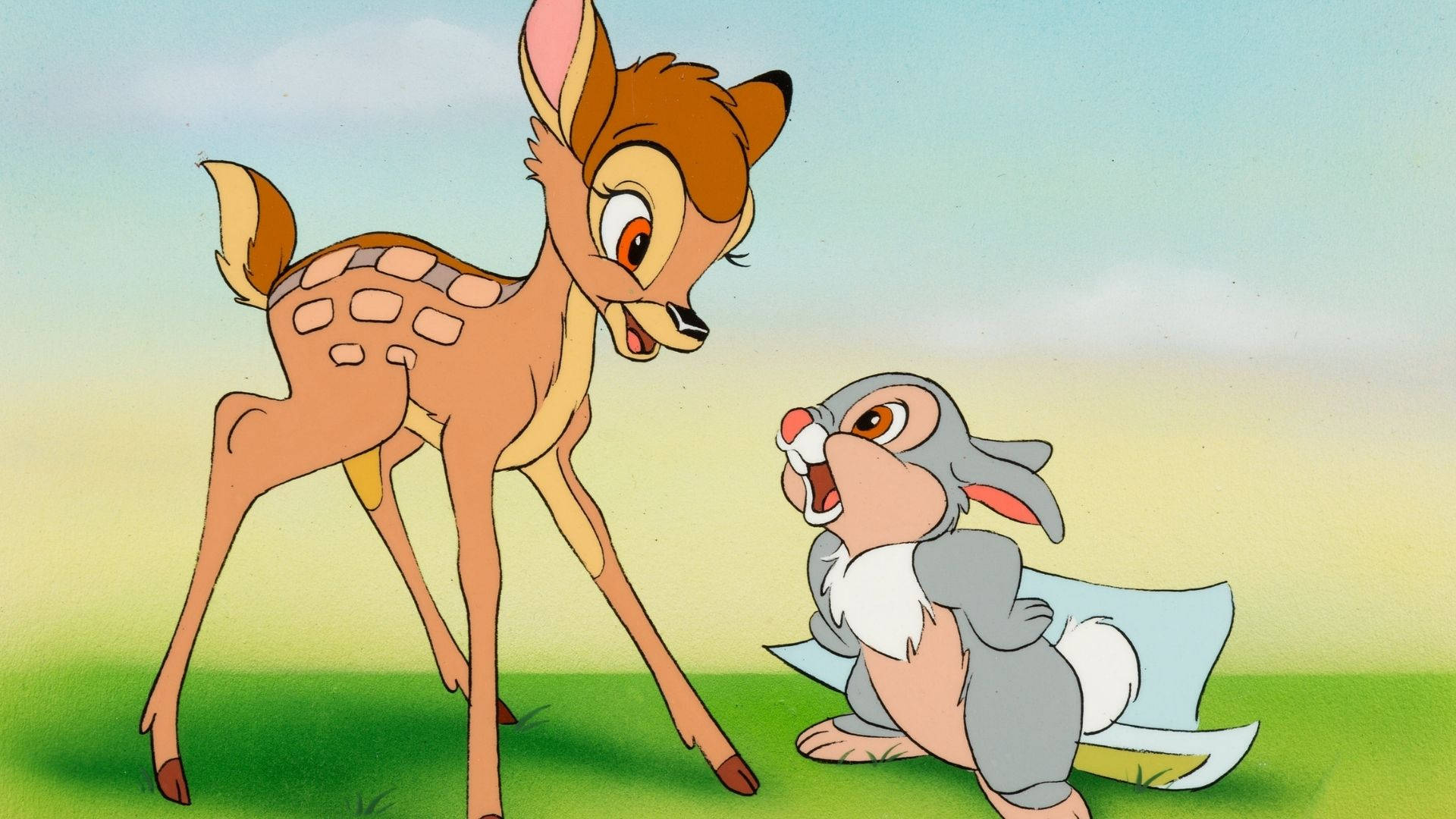Thumper Arguing With Bambi Background