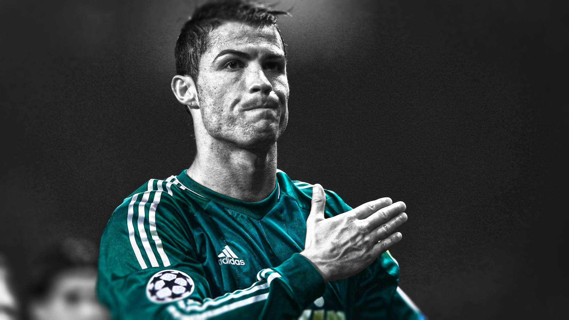 Thumping His Chest Cr7 3d Background