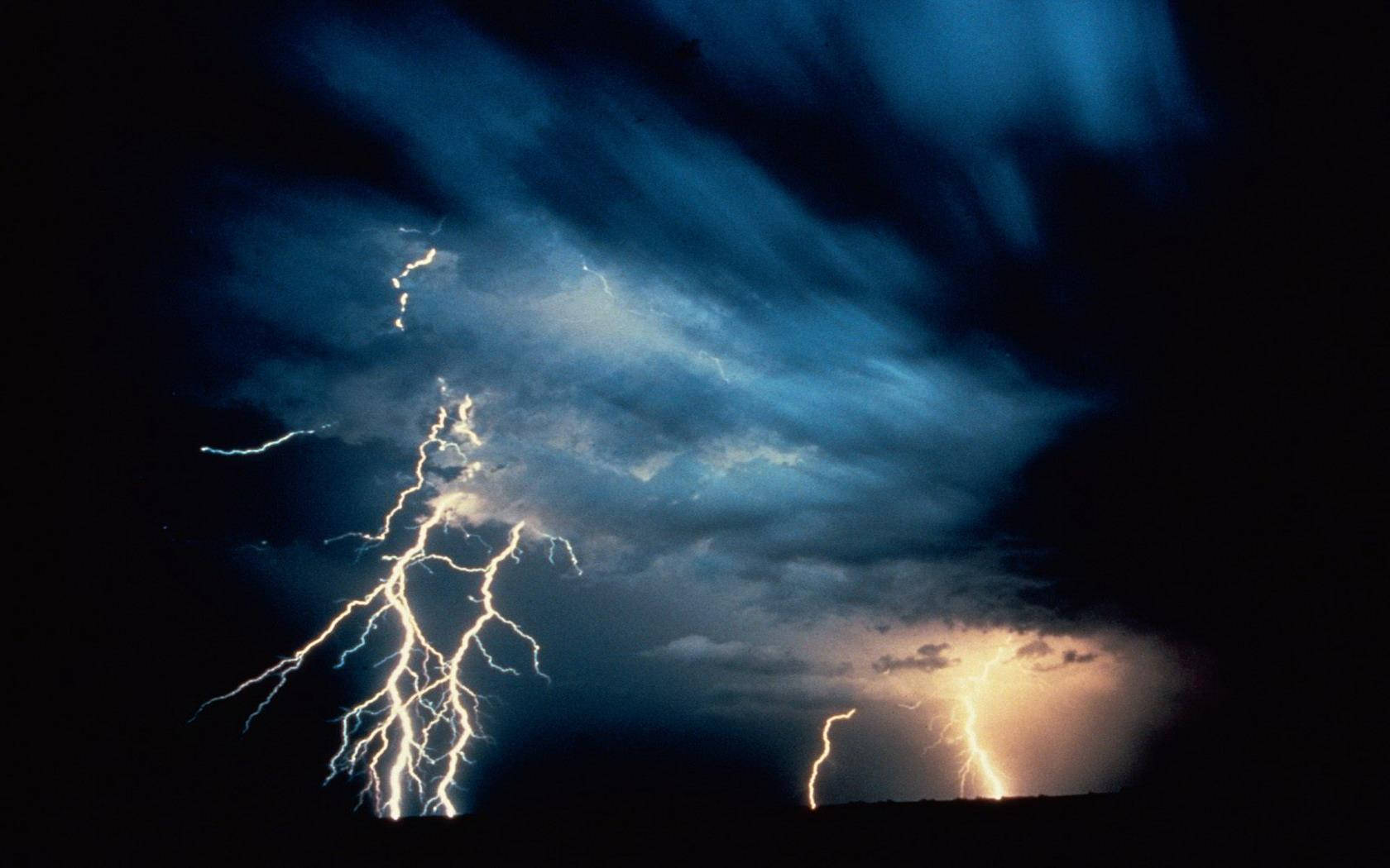 Thunderstorm Distant Lighting Background