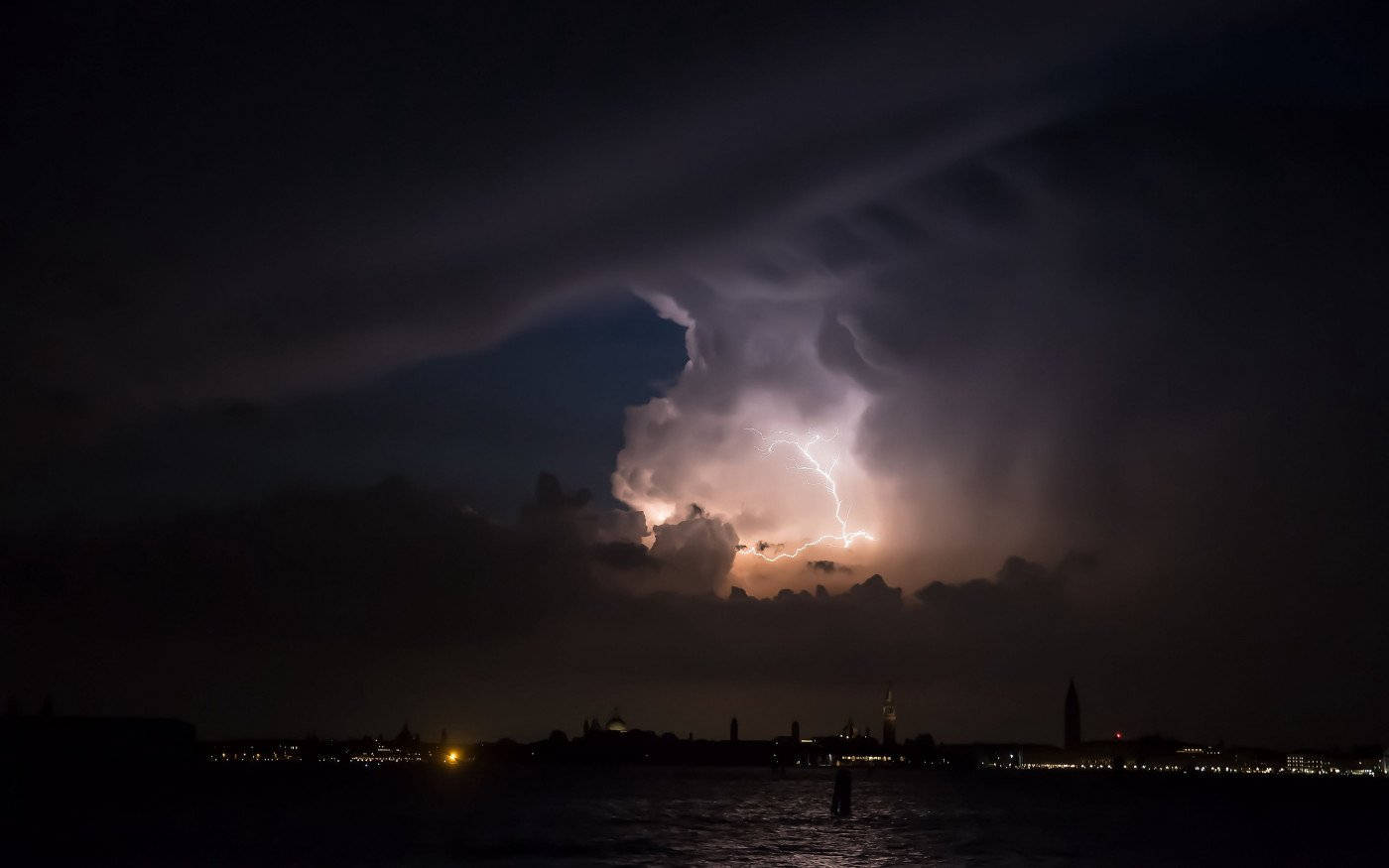 Thunderstorm Glimpse Background