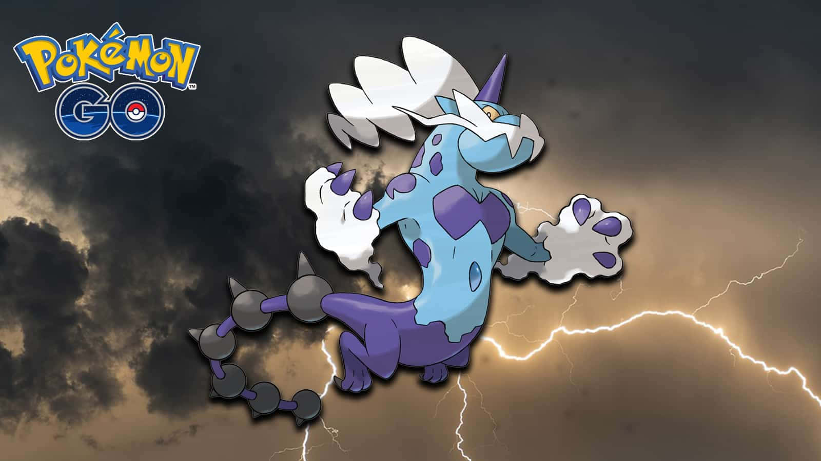 Thundurus Dark Clouds And Lighting Background