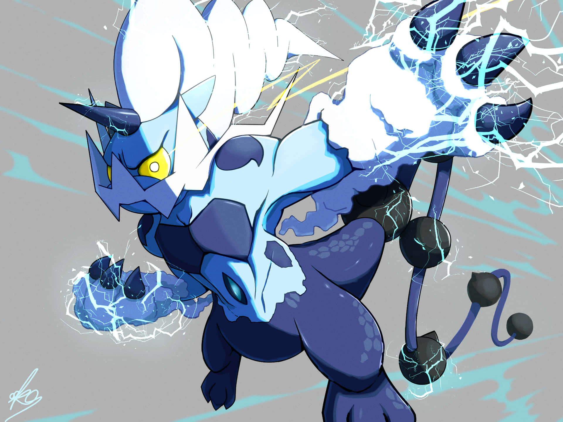 Thundurus In Action Background