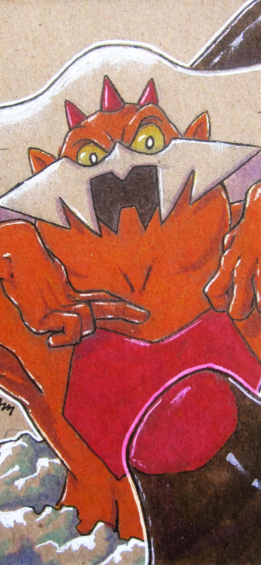 Thundurus Orange Background