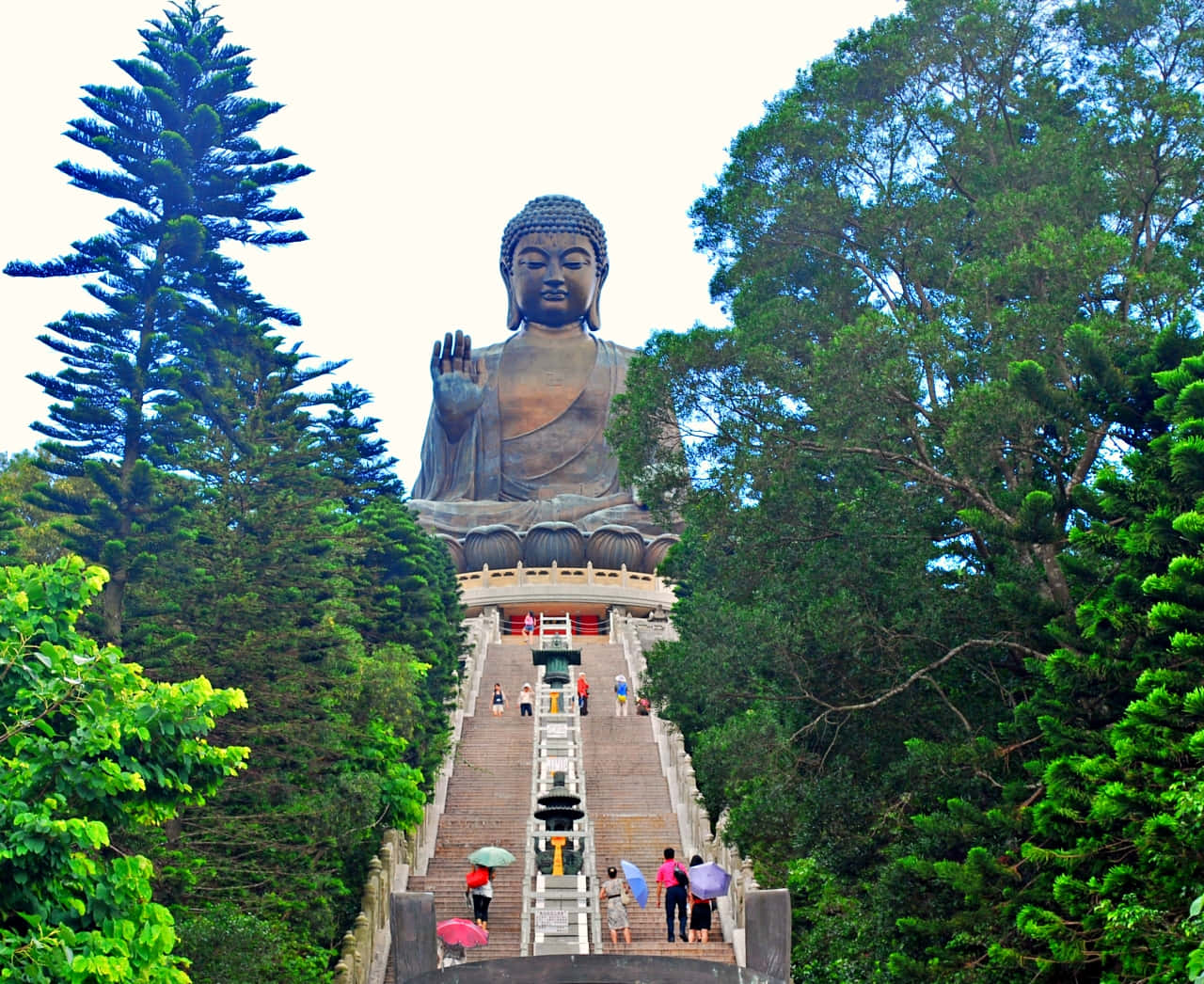 Tian Tan Buddha Background