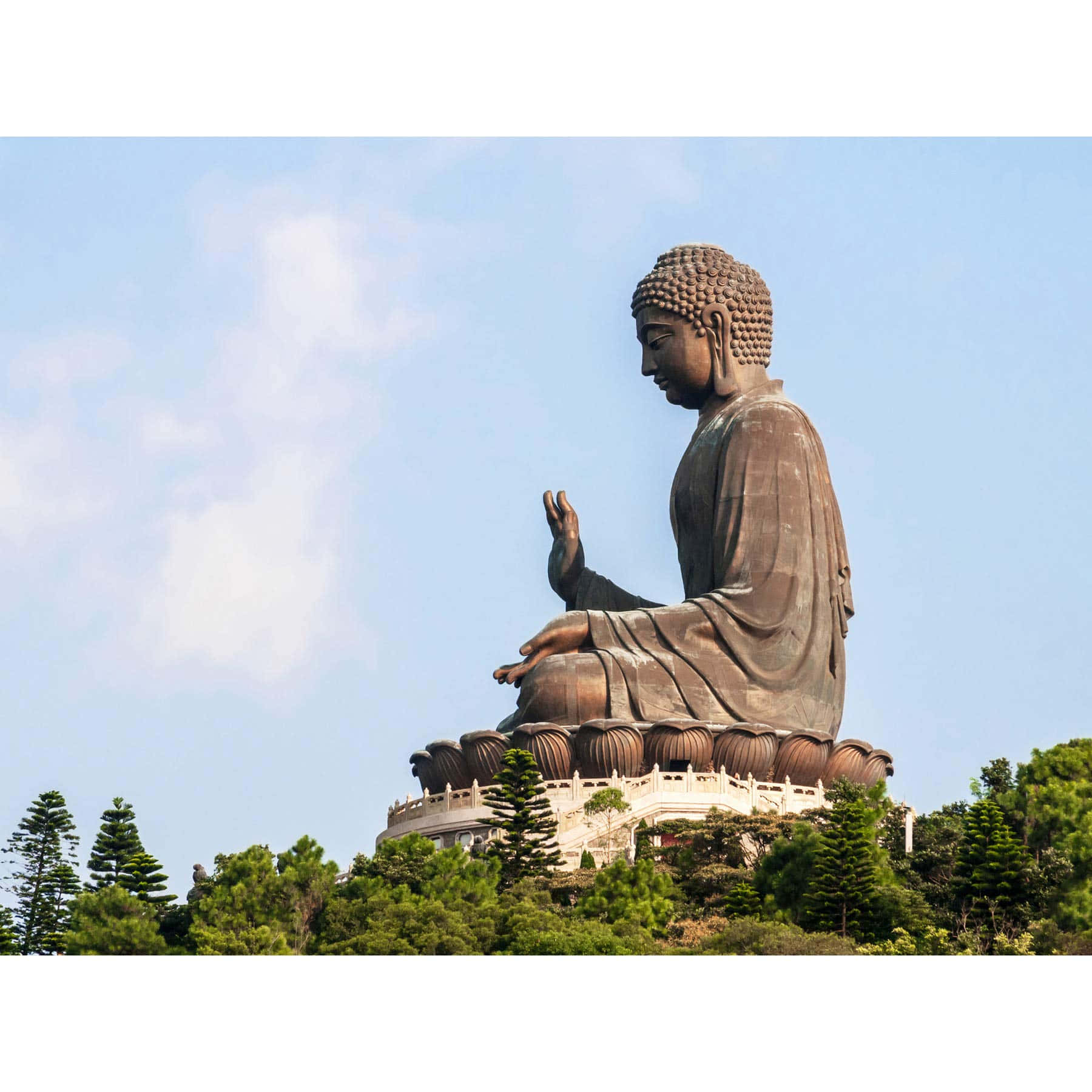 Tian Tan Buddha Background