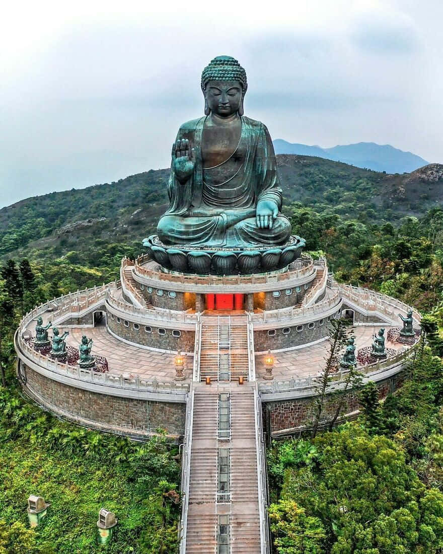 Tian Tan Buddha Background