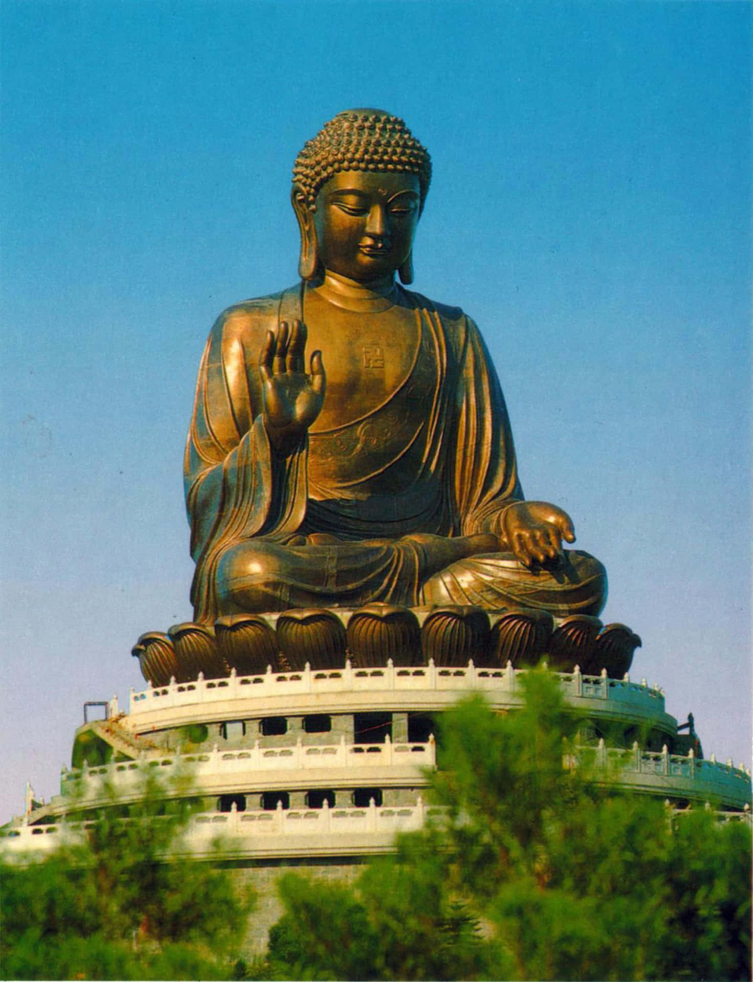 Tian Tan Buddha Background