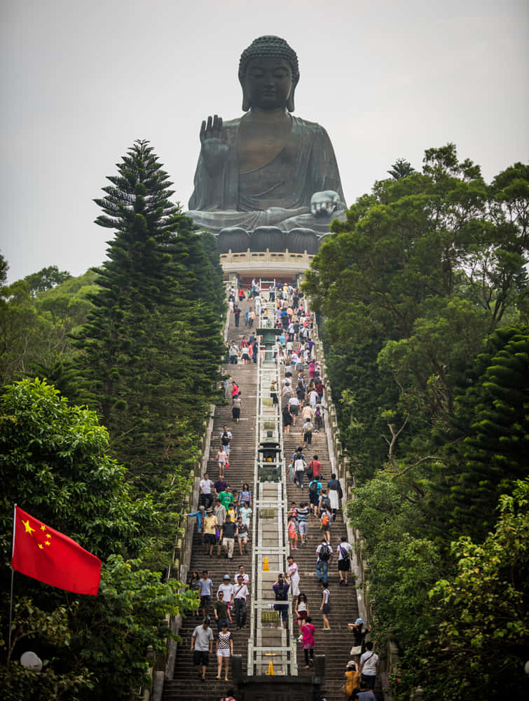 Tian Tan Buddha Background