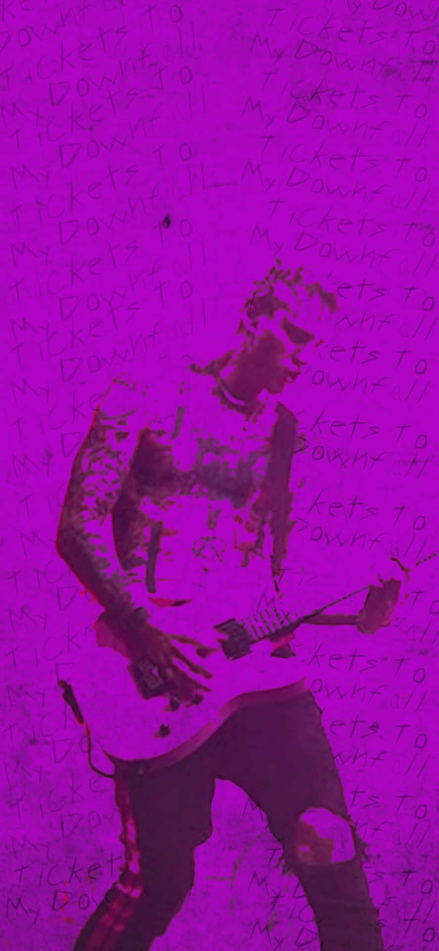 Tickets To My Downfall Graffiti Aesthetic Background