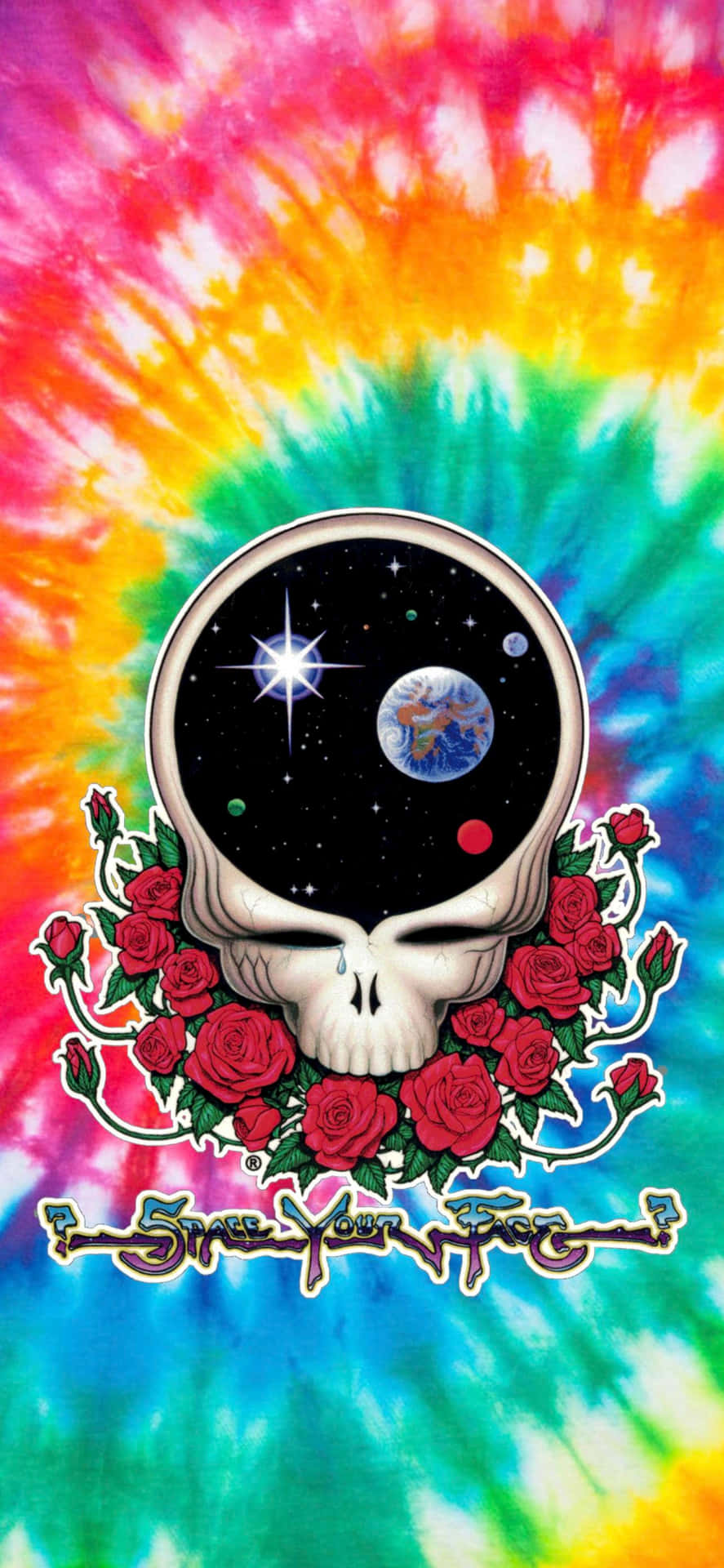 Tie Dye Grateful Dead Iphone Background