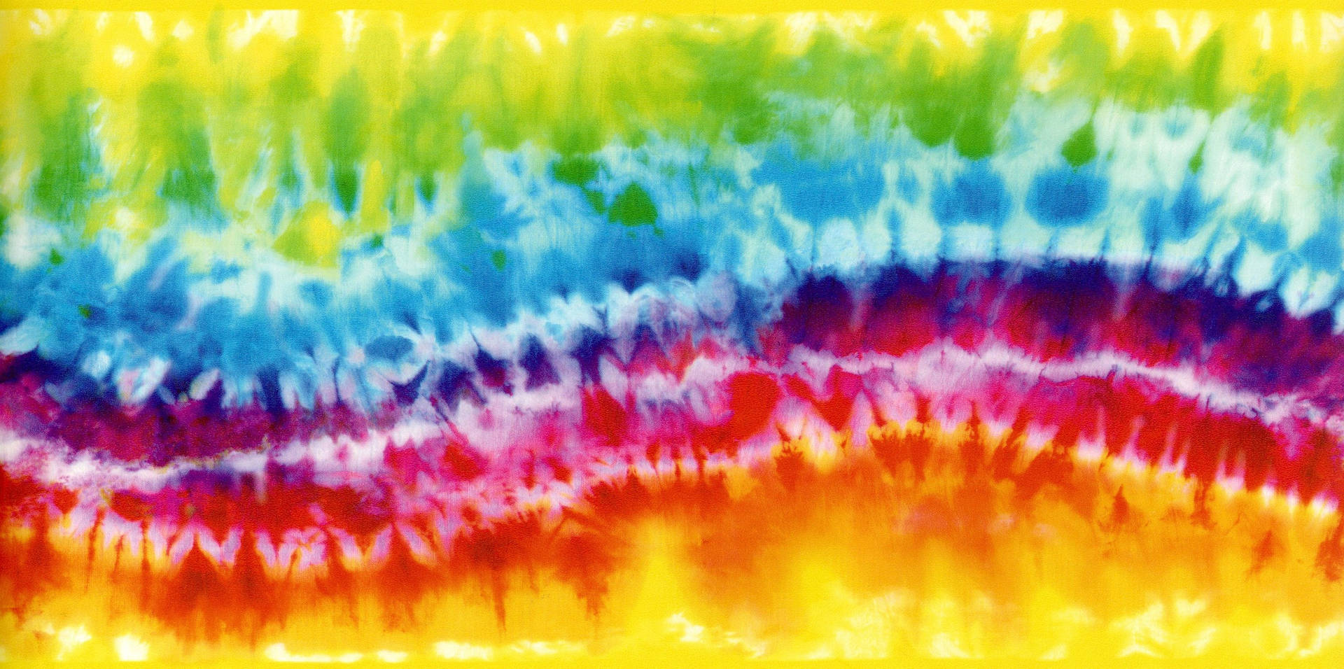 Tie Dye Wave Rainbow Background