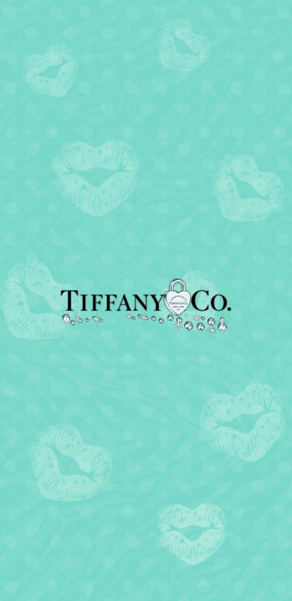 Tiffany Blue Kisses Background