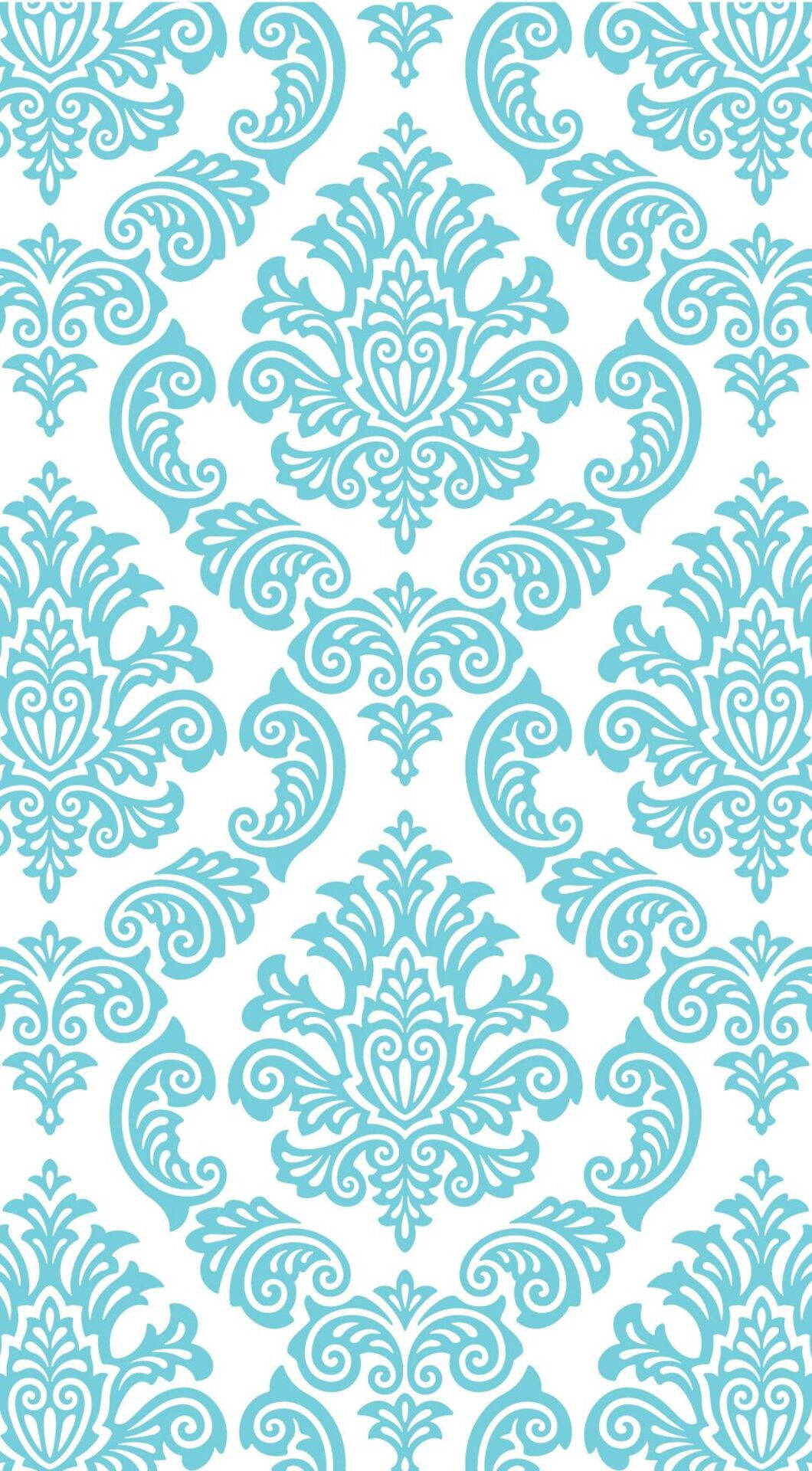 Tiffany Blue Regal Pattern Background