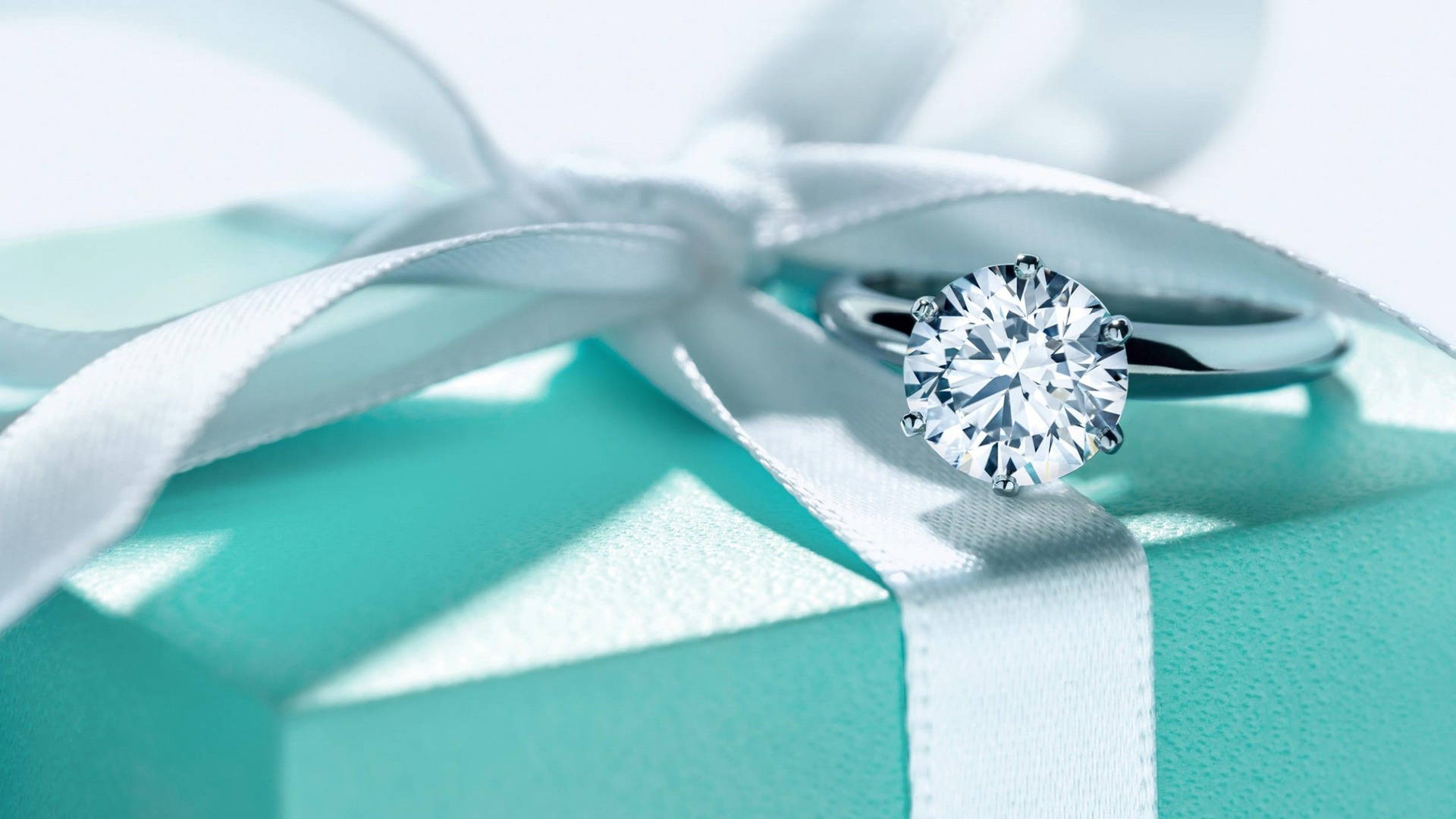 Tiffany Blue Ring Background