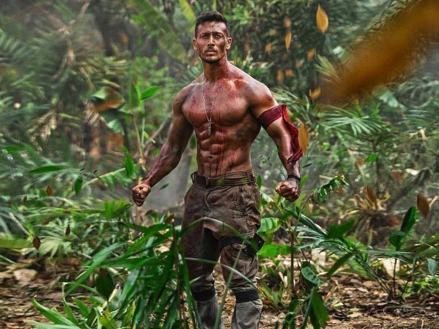 Tiger Shroff Body In The Forest Background