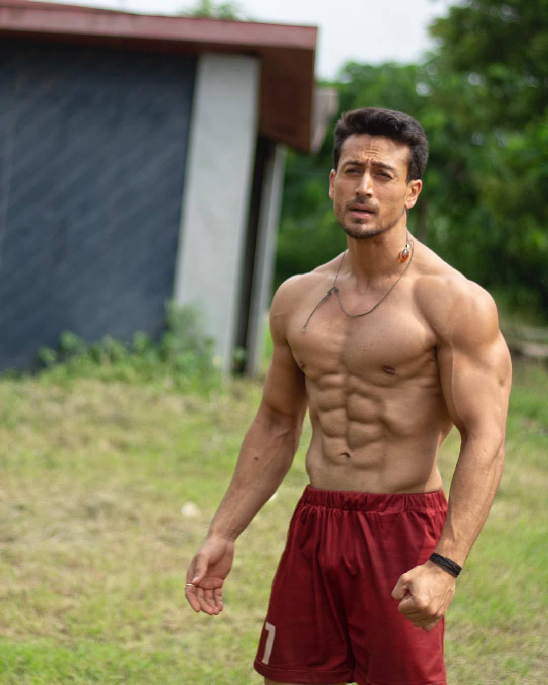 Tiger Shroff Body Outdoor Photoshoot Background