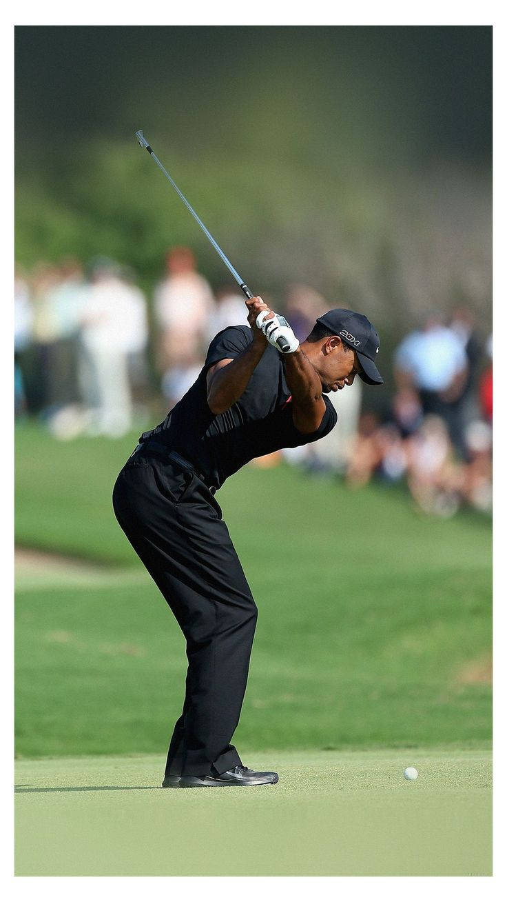 Tiger Woods Masters Black Shirt Background