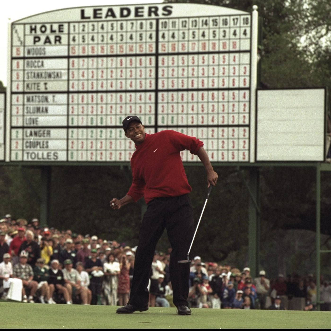 Tiger Woods Masters Leaderboard
