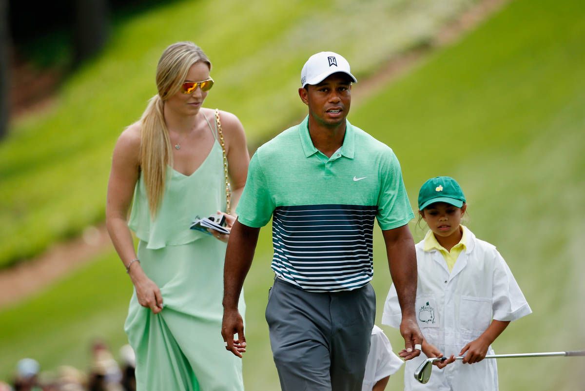 Tiger Woods Masters With Family Background