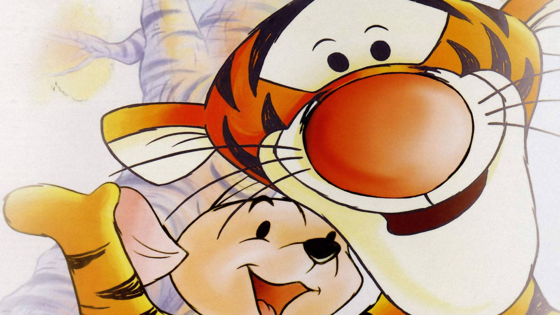 Tigger And Roo Close-up Background