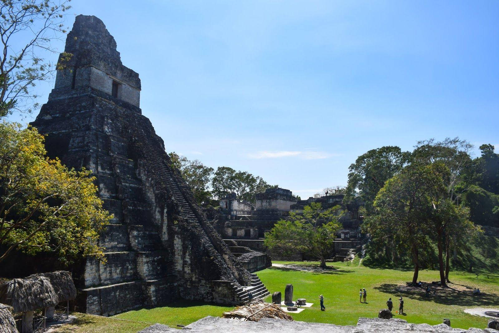 Tikal During Daytime Background