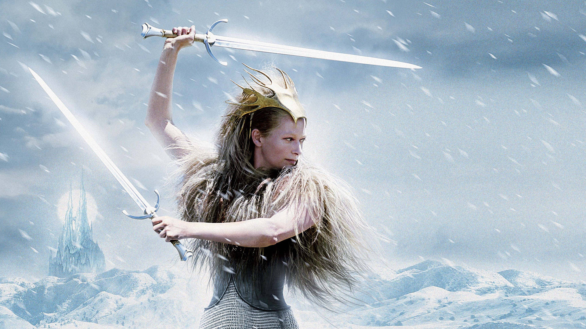 Tilda Swinton As The White Witch In The Chronicles Of Narnia Background