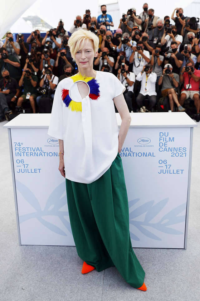 Tilda Swinton British Actress Film Festival Background