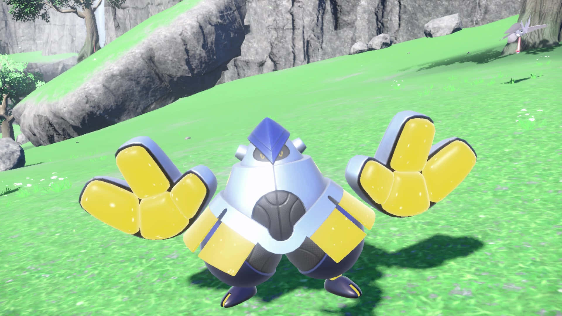 Tilted Iron Hands Background