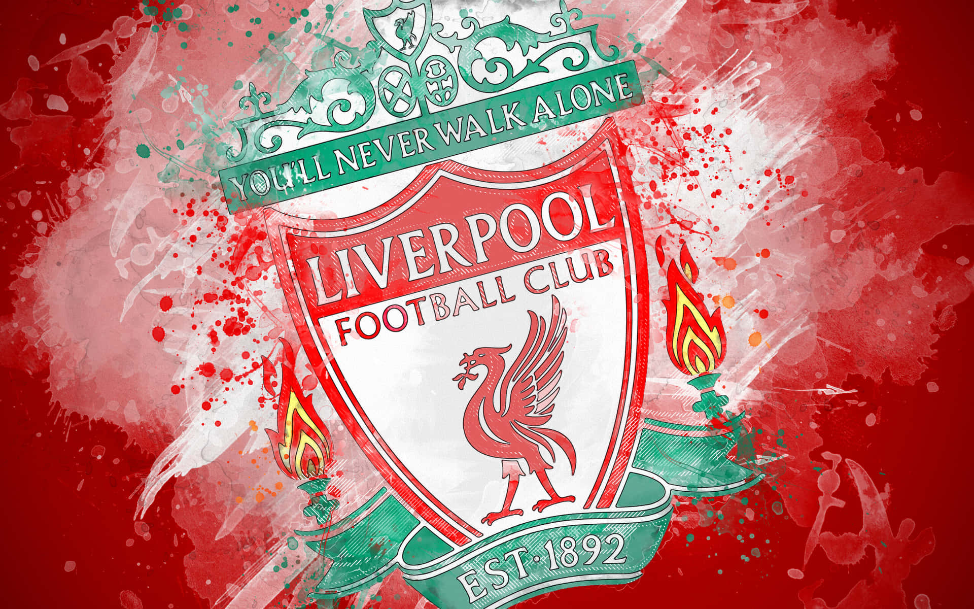 Tilted Logo Liverpool Fc Desktop Background