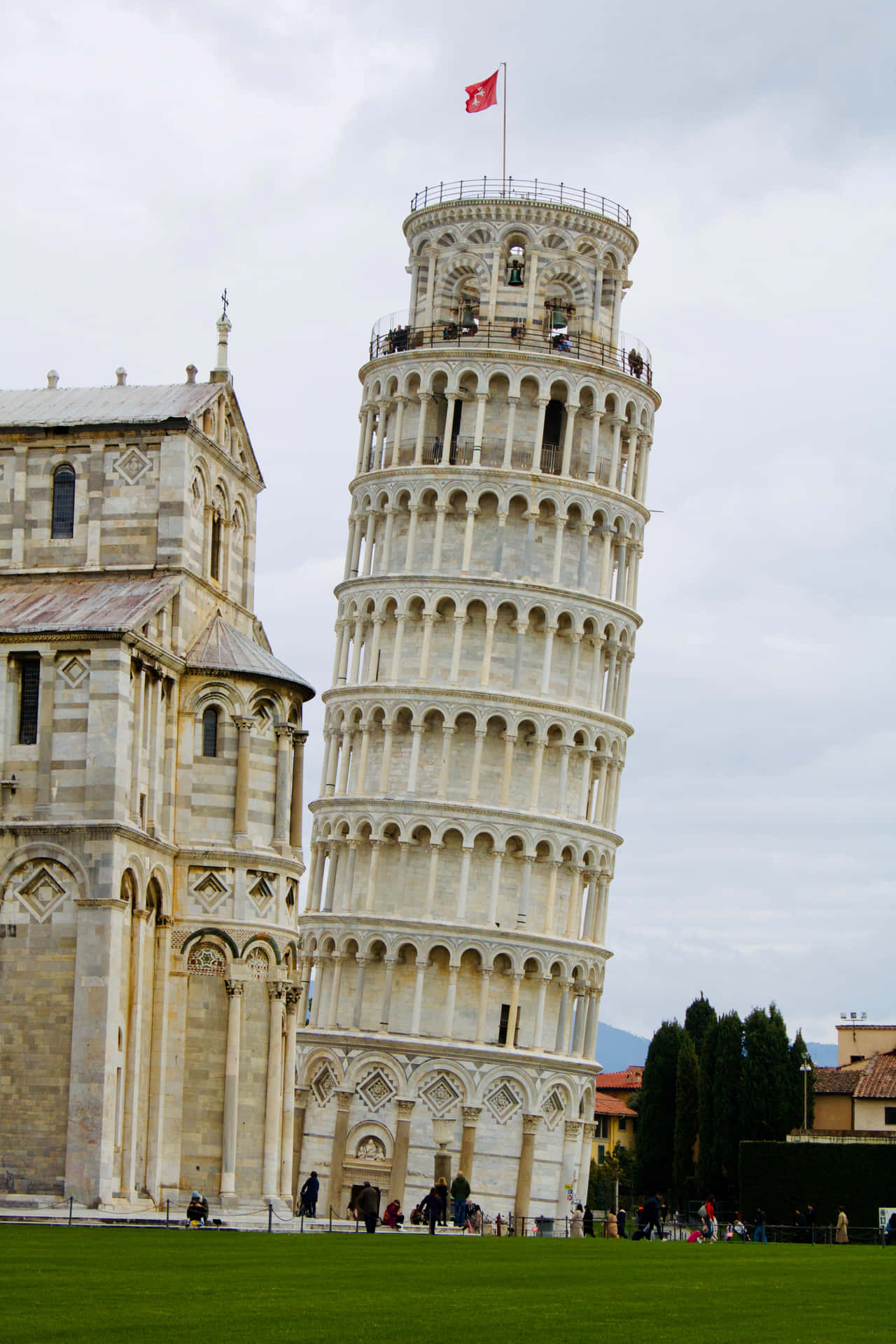 Tilted Tower Of Pisa Background