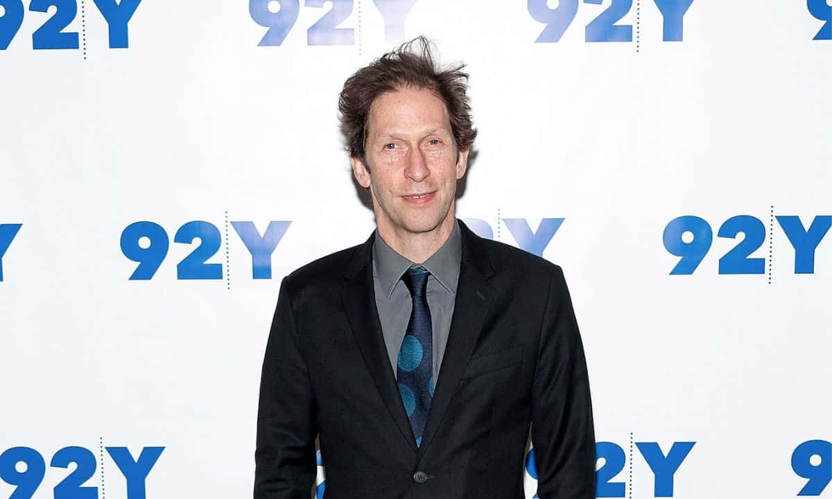 Tim Blake Nelson Striking A Pose At The Movie Premiere