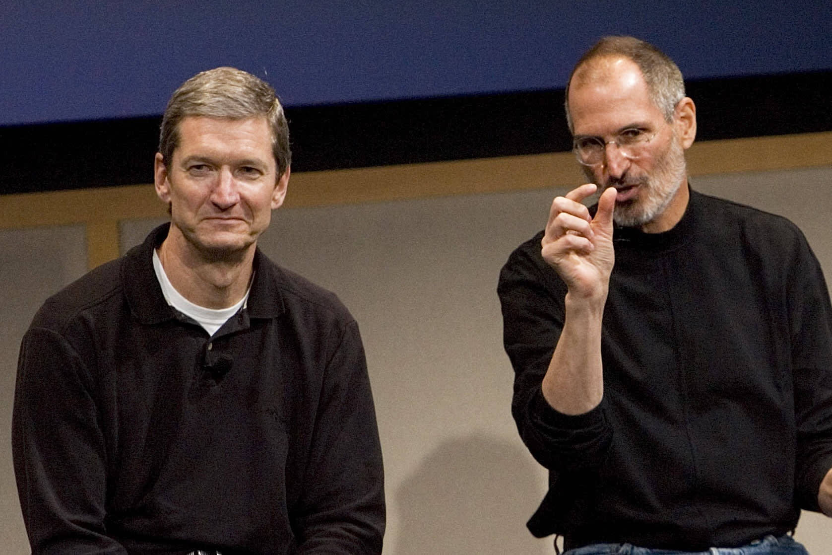 Tim Cook And Steve Jobs