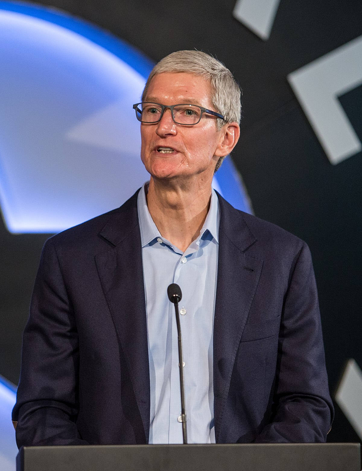 Tim Cook Chief Executive Officer Speech Background