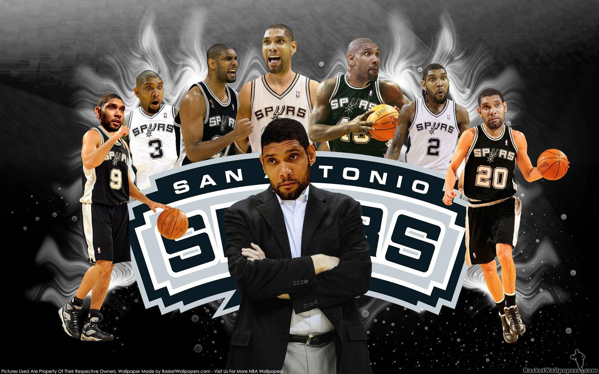 Tim Duncan Black Suit Background