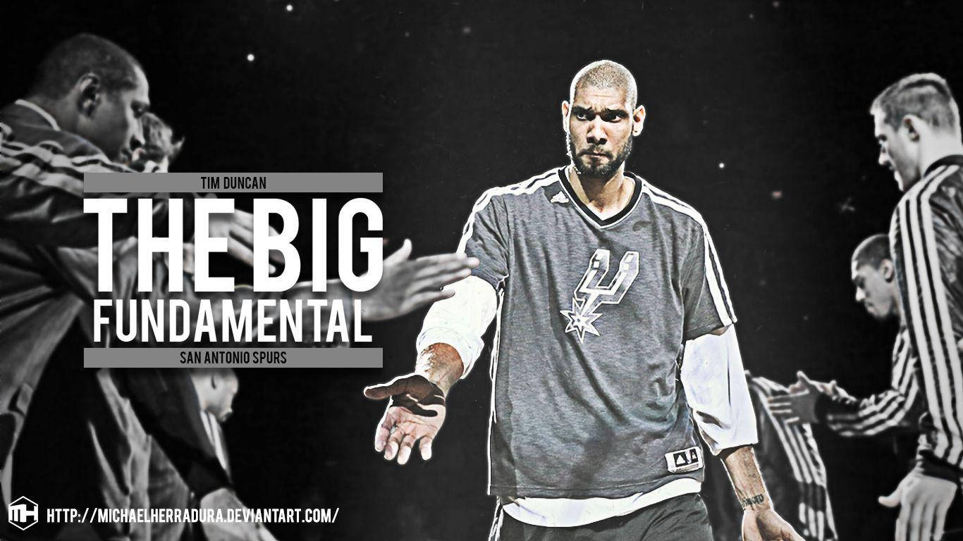 Tim Duncan The Big Fundamental Background