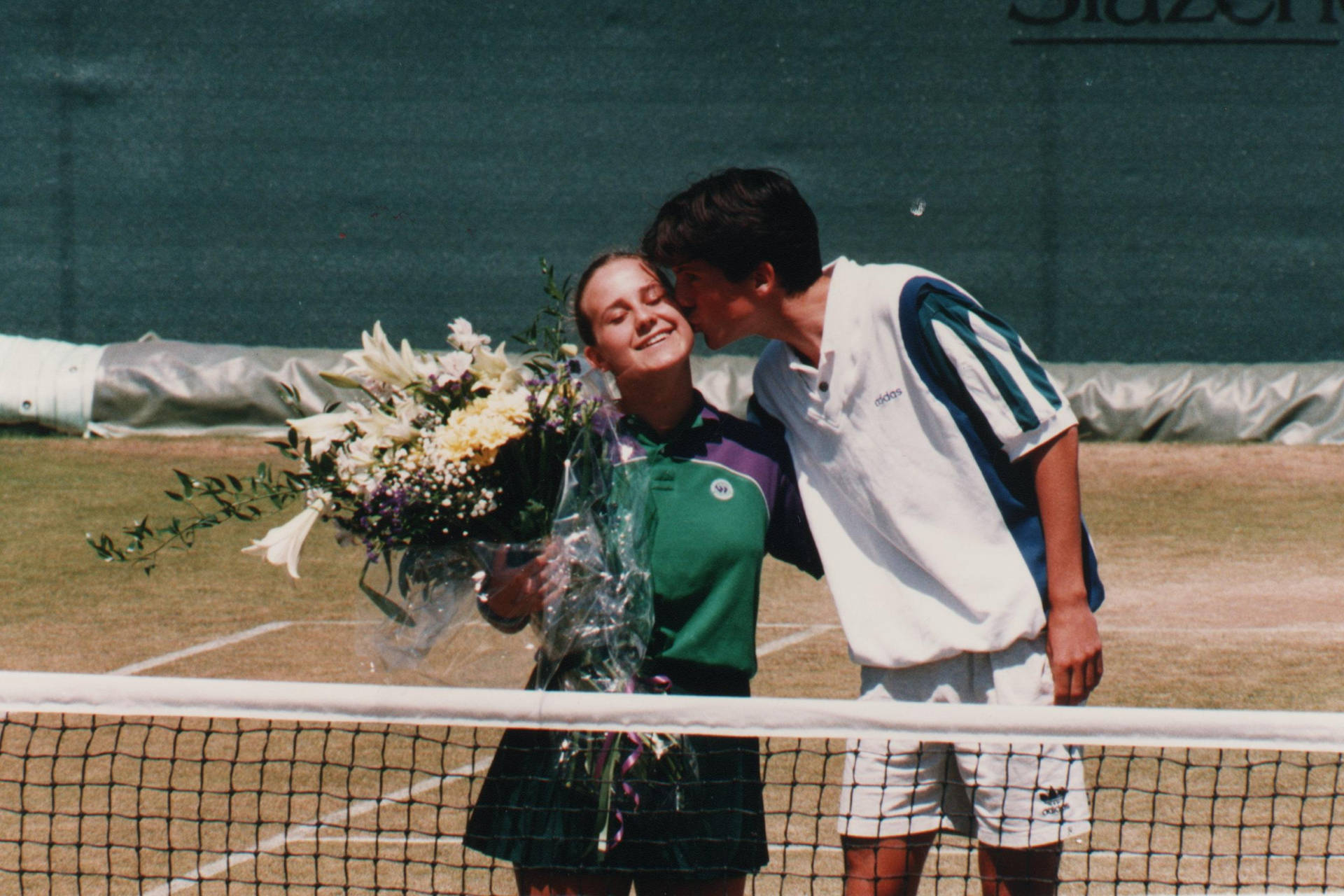 Tim Henman And Caroline Hall Background