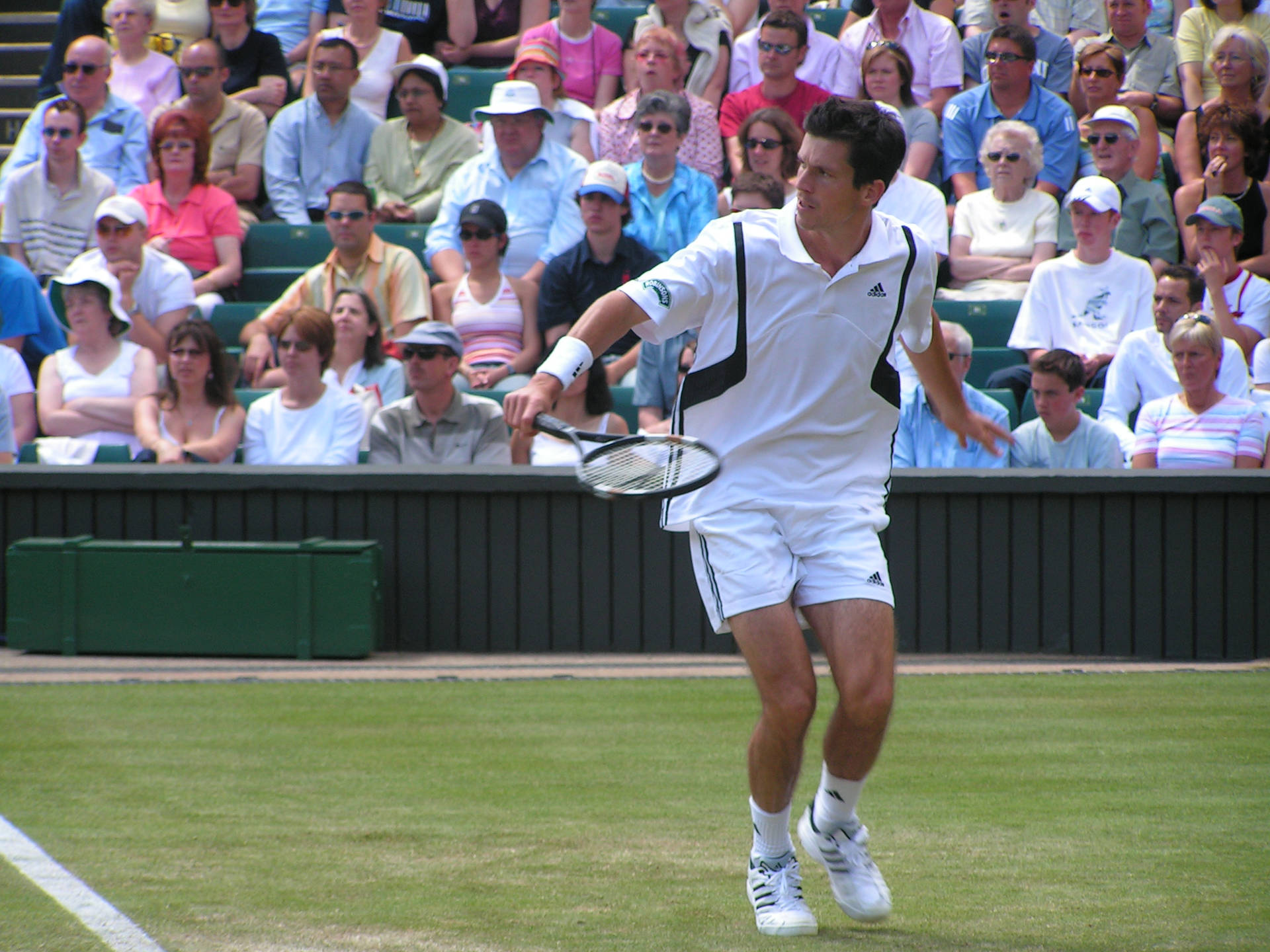 Tim Henman Receiving Position Background