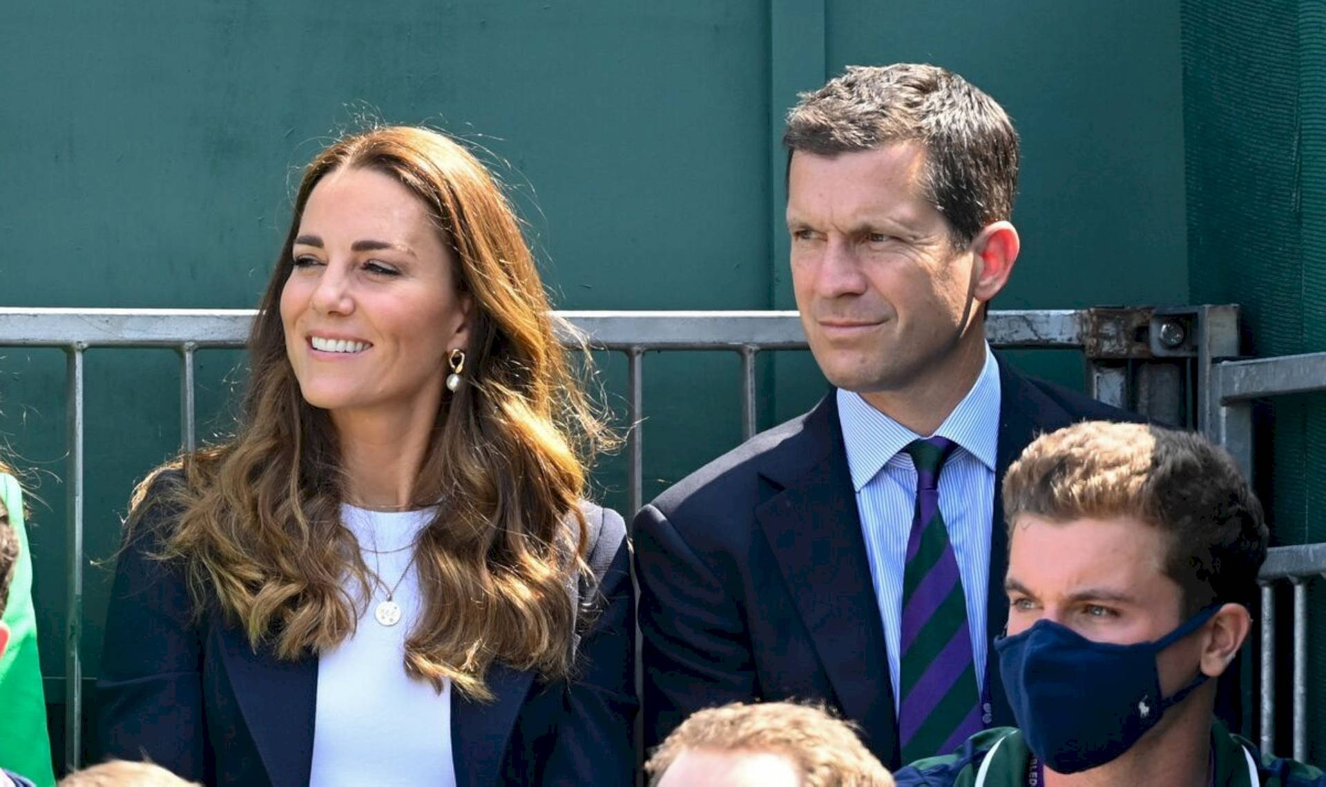 Tim Henman With Kate Middleton Background