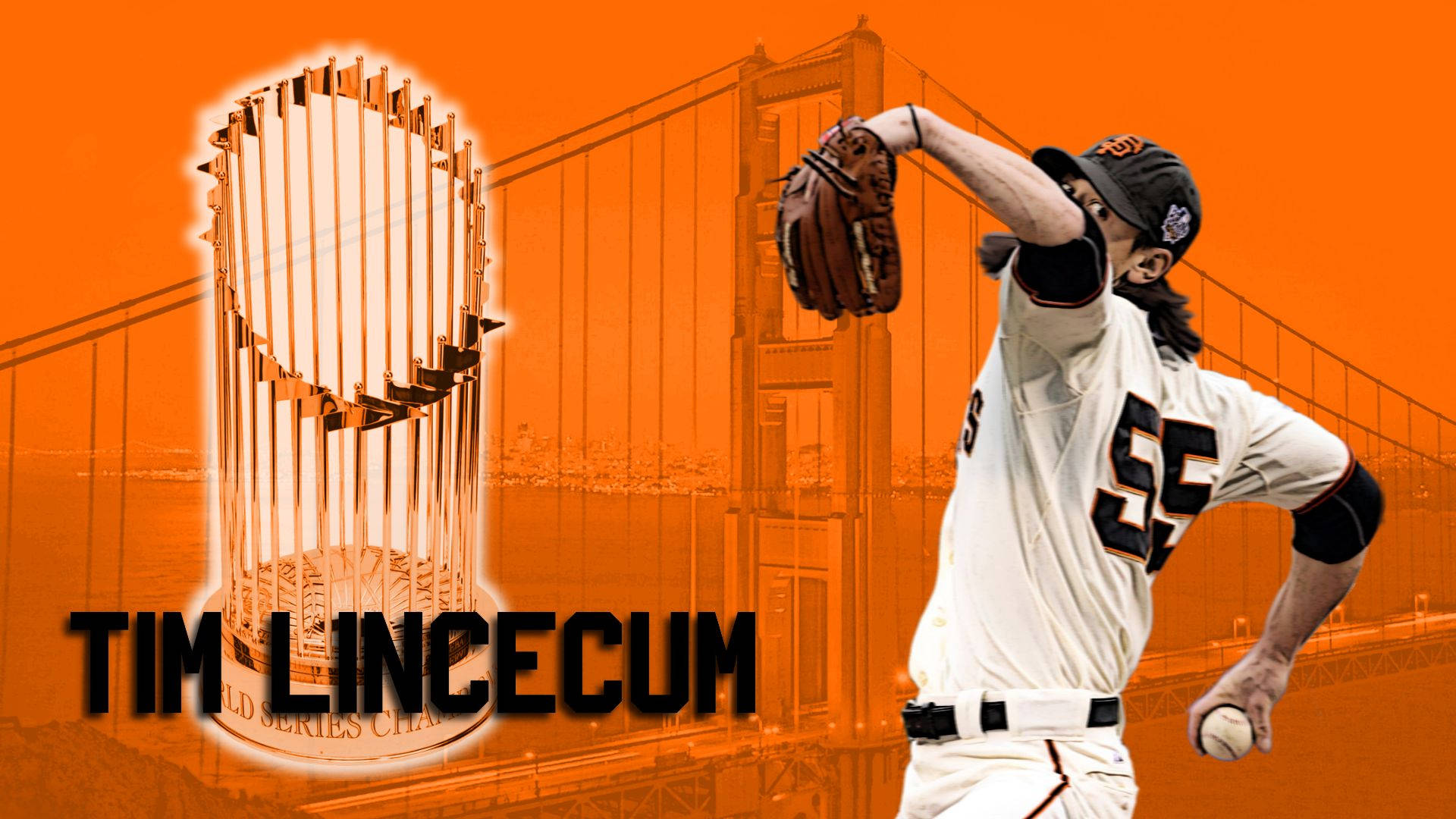 Tim Lincecum Of San Francisco Giants Background
