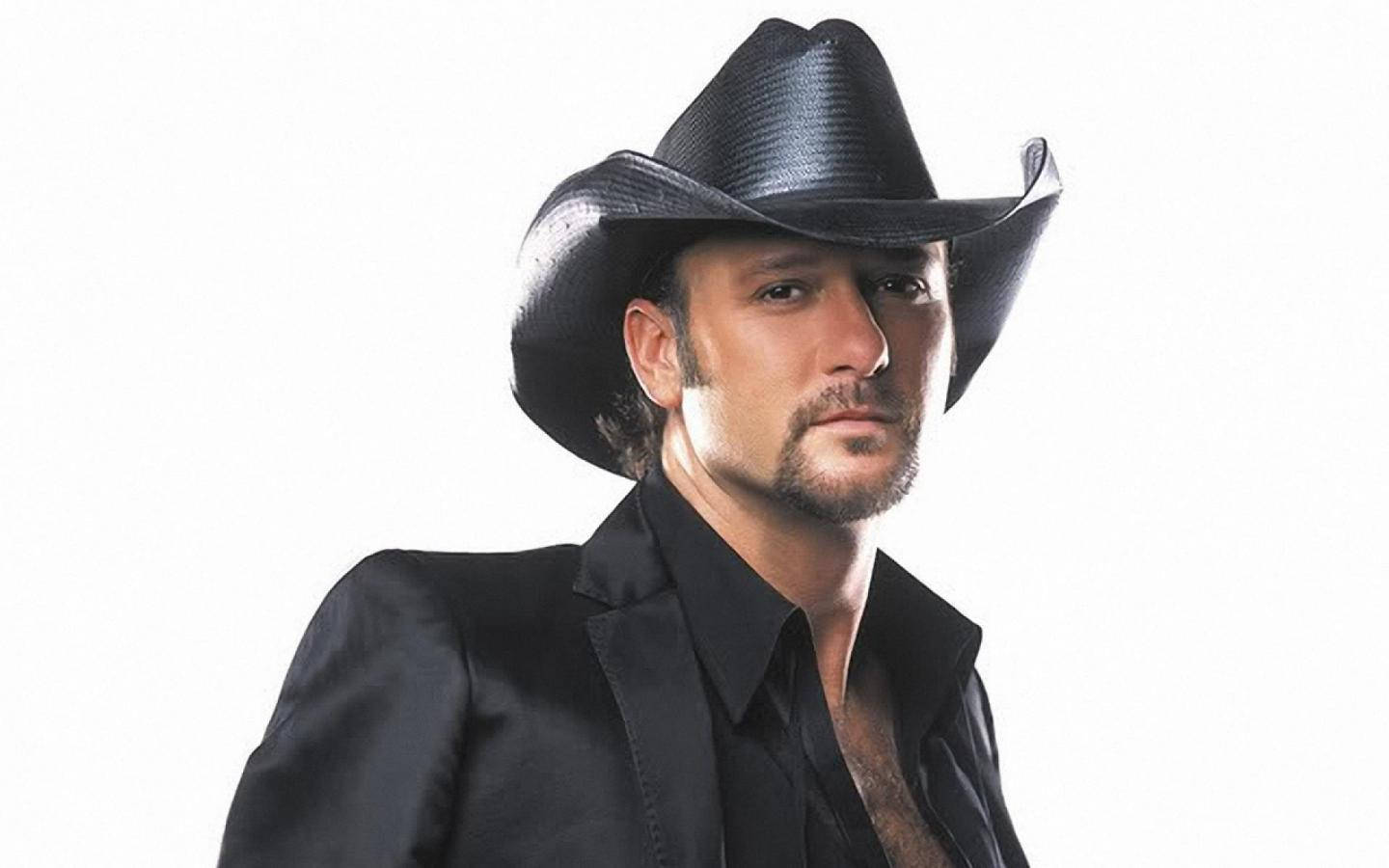 Tim Mcgraw On Plain White Background