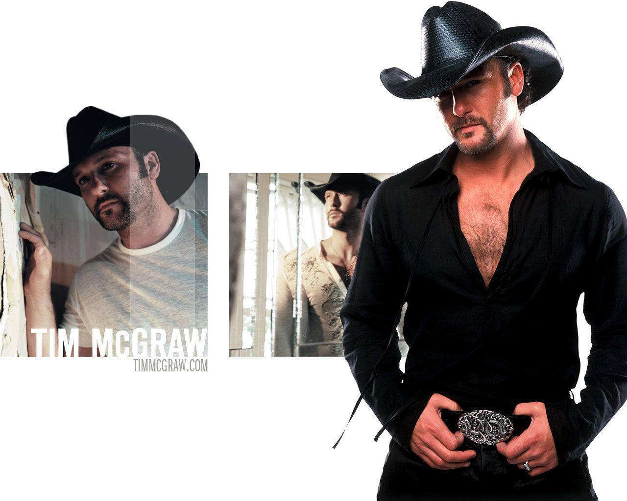 Tim Mcgraw Poster With Different Pictures Background