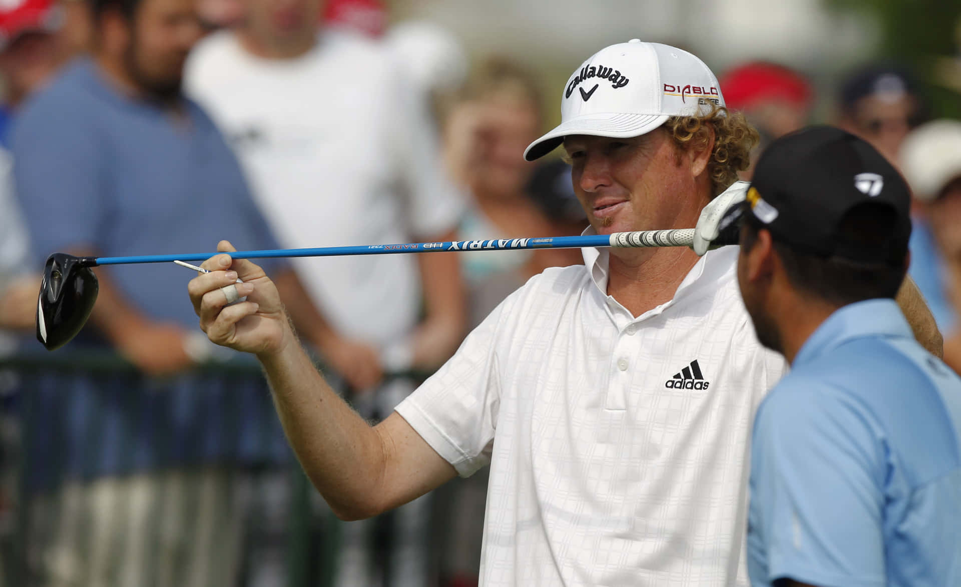 Tim Petrovic Observing His Golf Club