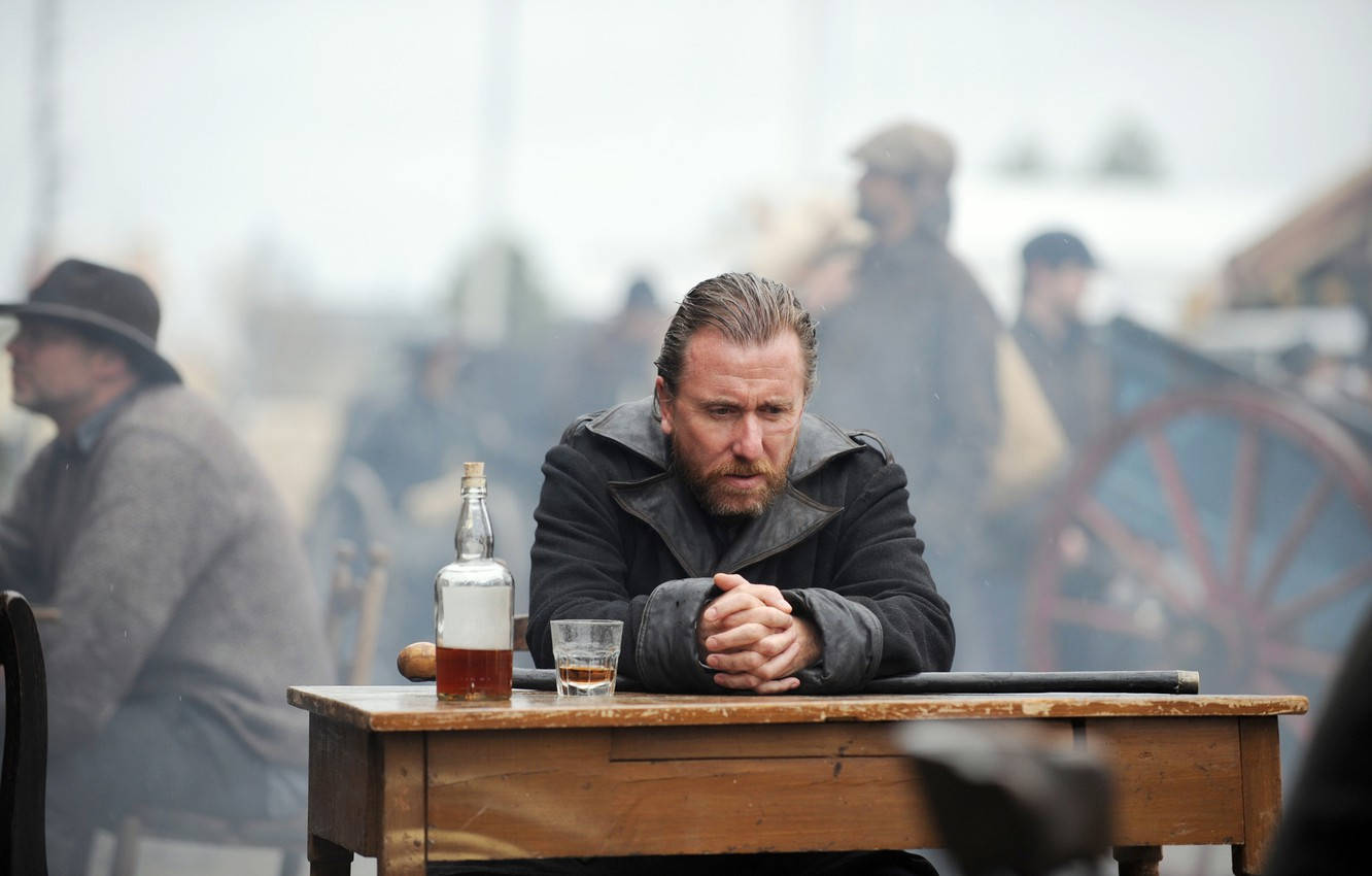 Tim Roth As Death Larsen Drinking Alone Background