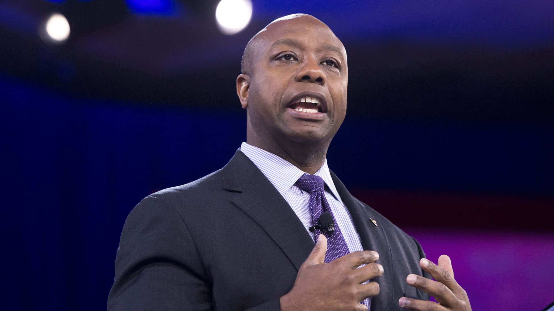 Tim Scott Delivering A Speech