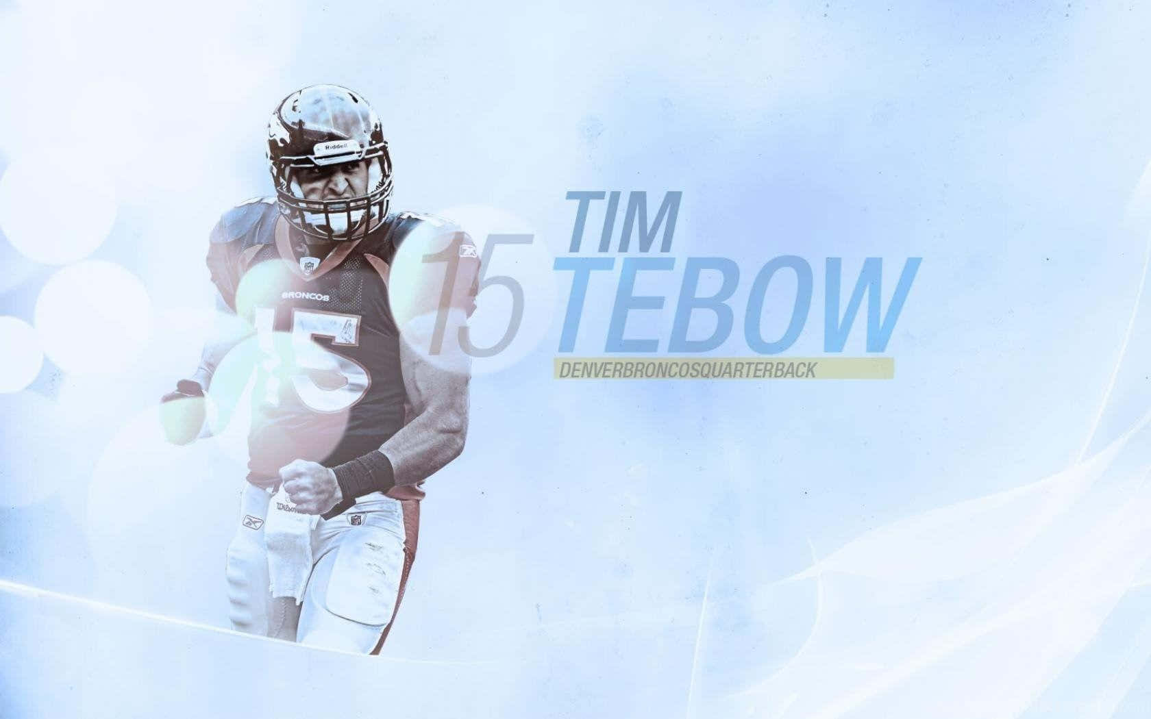 Tim Tebow Playing Football Background