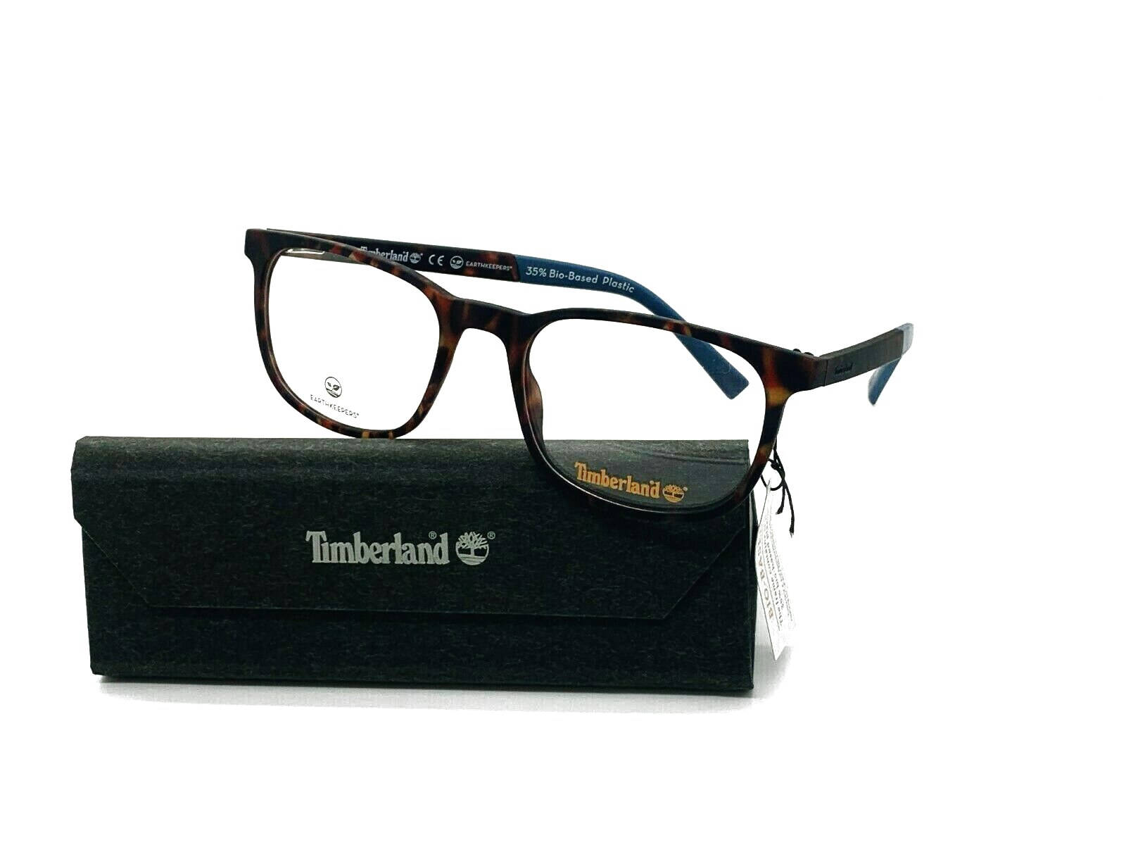 Timberland Eyeglasses Black Case Background