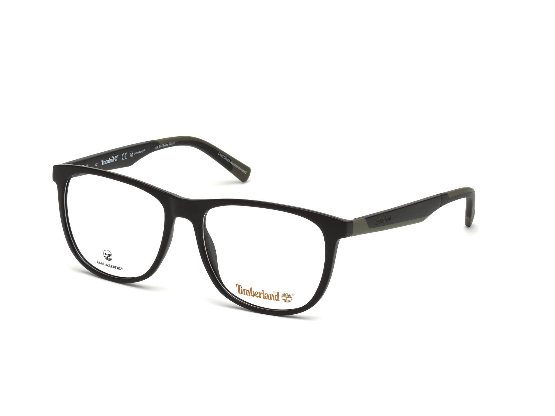 Timberland Eyeglasses Black Frames Temples Background