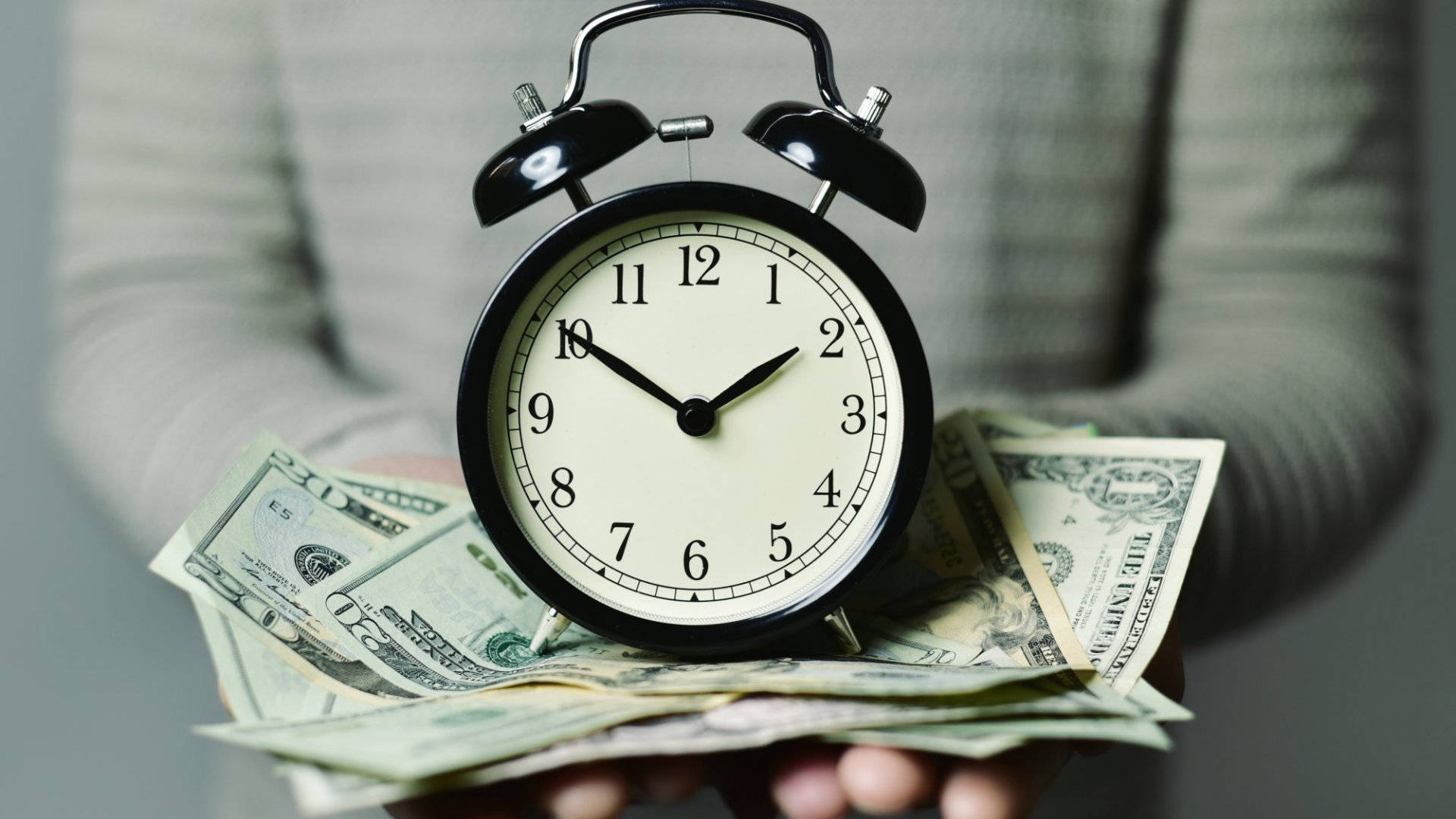 Time And Money Photo Background