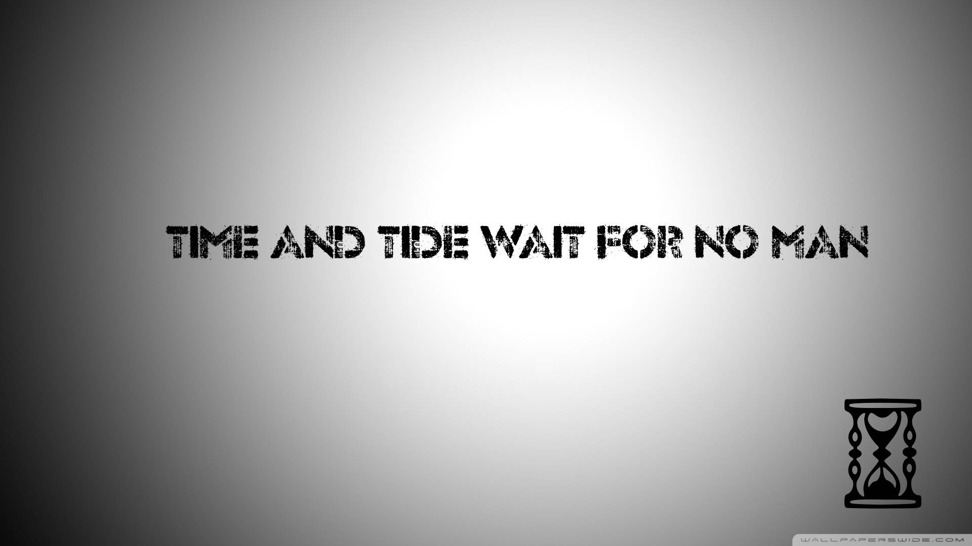 Time And Tide Quote Background